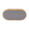 Wooden Alarm Clock Digital Voice Control LED Glowing USB Plug