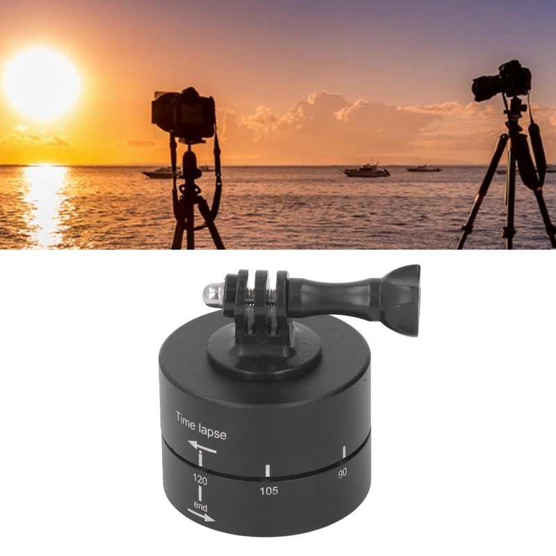 Camera Time Lapse Stabilizer Panoramic Panning Base 360 Degree Rotation