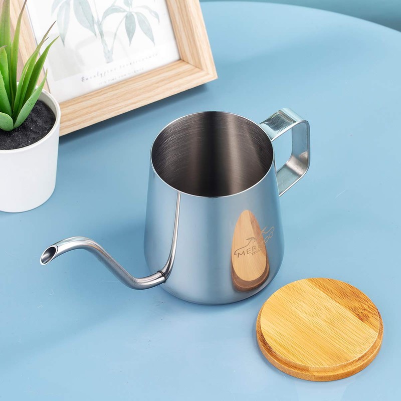 MERMOO YILAN Pour Over Kettle 350ml Stainless Steel Gooseneck Coffee