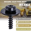 Rexka 10pcs Under-Body Shield Screw for Ford