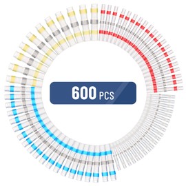 Bates- Solder Seal Wire Connectors, 600 pcs, Solder Connectors with Heat Shrink Butt Connectors, Waterproof Solder Wire Connectors Heat Shrink Wire Connectors, Heat Shrink Solder Connectors