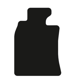 Wielganizator Driver Car Mat - Suitable for Mini Cooper R52 (2004-2008) Convertible - Velour - Car Accessories - Car Floor Mats Made to Measure - Practical Car Floor Mat - 1 Piece - Black