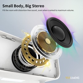 Vivilumens Speakers Bluetooth Wireless, 3 in 1 Protable Cute Speakers Vintage Style with Aromatic, Small LED Night Light for Home Office Decor, Ideal Gifts for Birthday, Anniversary