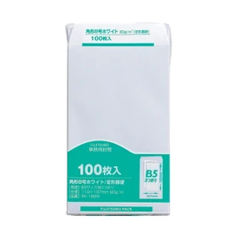 Maruai PK-188W Envelopes, Square No. 8, Square 8, White Envelopes, 100 Pieces