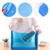 FOROREH 7 x Document Folder, A4 Plastic, Transparent, Waterproof, Document