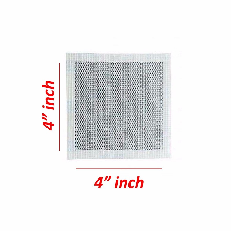 Wideskall 4" x 4" inch Heavy Duty Self Adhesive Wall