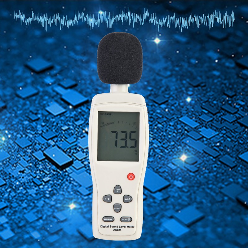 SMART SENSOR AS824 Integrated Digital Sound Level Meter Noise Measurement