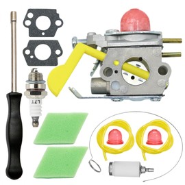 SYOWADA 530071752 Carburetor Tune Up Kit, Replacement for Poulan Weed Eater FL20 FL23 FL25 FL26 FX26 MX550 MX557 P1500 P2500 P3500 Trimmer, Replaces 530071750 530071752