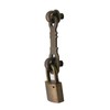 Chinflly Padlock Vintage Retro Heavy Duty Door Lock Bronze Locker