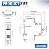 MINGSONG DC Solar Panels Disconnect Switch 32 Amp Solar Shut