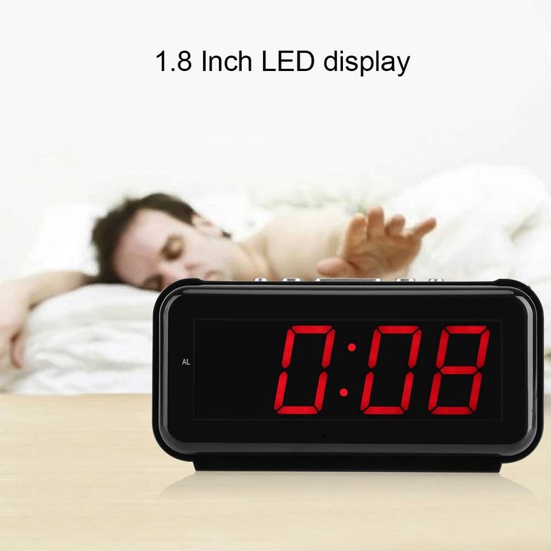 Haofy Electronic Table Digital Alarm Clock Desktop 220 V Large