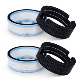 Leemone Replacement HEPA Filters & Wick Filters Compatible with LEVOIT Sprout Evaporative Humidifier for Bedroom Baby, Dual Filters for Air & Water