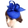 ORIDOOR Sinamay Fascinator Flower Feathers Pillbox Hat Headband Hair Clips