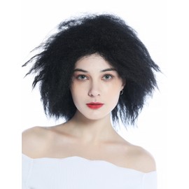 WIG ME UP - ZM-1020-1B Unisex Wild Voluminous Creped Curls Crepe Curls Black