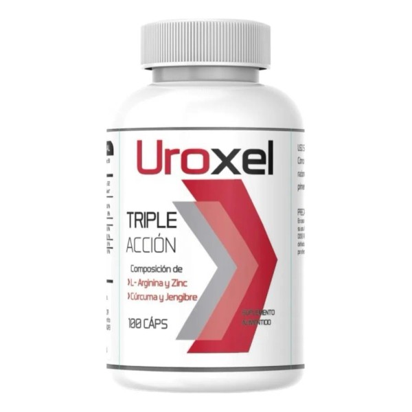 Uroxel L-arginina Apoyo Para Próstata Suplemento 100 Caps Sabor Sin