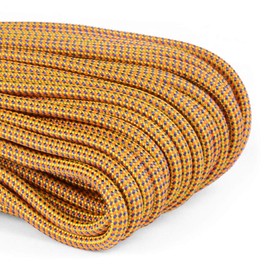 Atwood Rope MFG Color Changing 550 Paracord 100 Feet 7-Strand Core Nylon Parachute Cord Outside Survival Gear Made in USA | Lanyards, Bracelets, Handle Wraps, Keychain (Golden Rod)