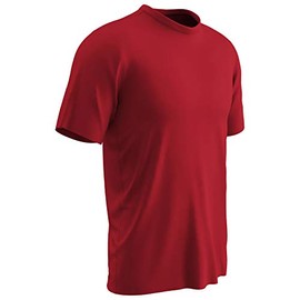 CHAMPRO Vision Lightweight Polyester T-Shirt Jersey, Adult 2X-Large, Scarlet