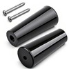 E227 2.25" RV Door Stop, Black Rubber 2 1/4' Door