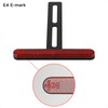 evermotor 100mm Mini Motorcycle Reflector with Long T Holder, 2