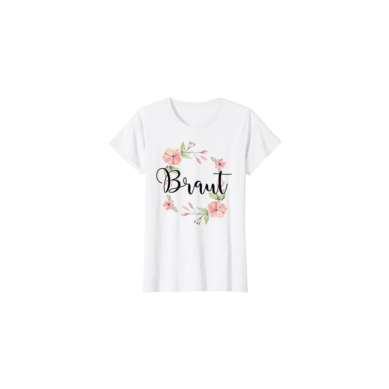 Women's Bride to Be Flowers Party JGA Engagement Gift T-Shirt,