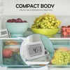 Fridge Thermometer, Indoor Fridge Thermometer, Digital Freezer Thermometer, Waterproof Refrigerator