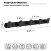 Coat Rack Wall Mount Coat Hooks - Black Hook Rack
