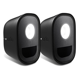 Arlo ALA1000 Smart Home Security Light Skins - Designed for Arlo Security Light, Black, Set of 2