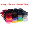 Olukssck 1 Pair Flat Shoe Laces for Sneakers, 2/5" Wide
