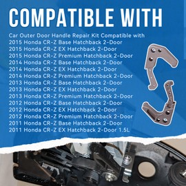 SeDeplacer Door Handle Right Left Repair Kit Compatible with 2011 2012 2013 2014 2015 Honda CRZ CR-Z
