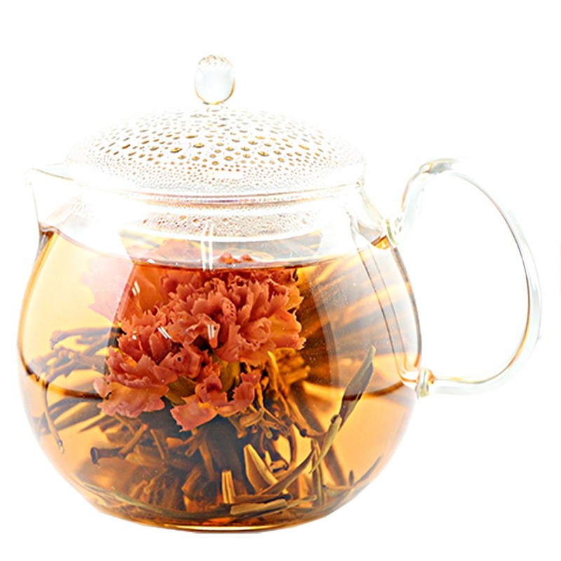 Flower Blooming Tea, Craft Tea, Carnation Sendo Tea, Petite Gift,