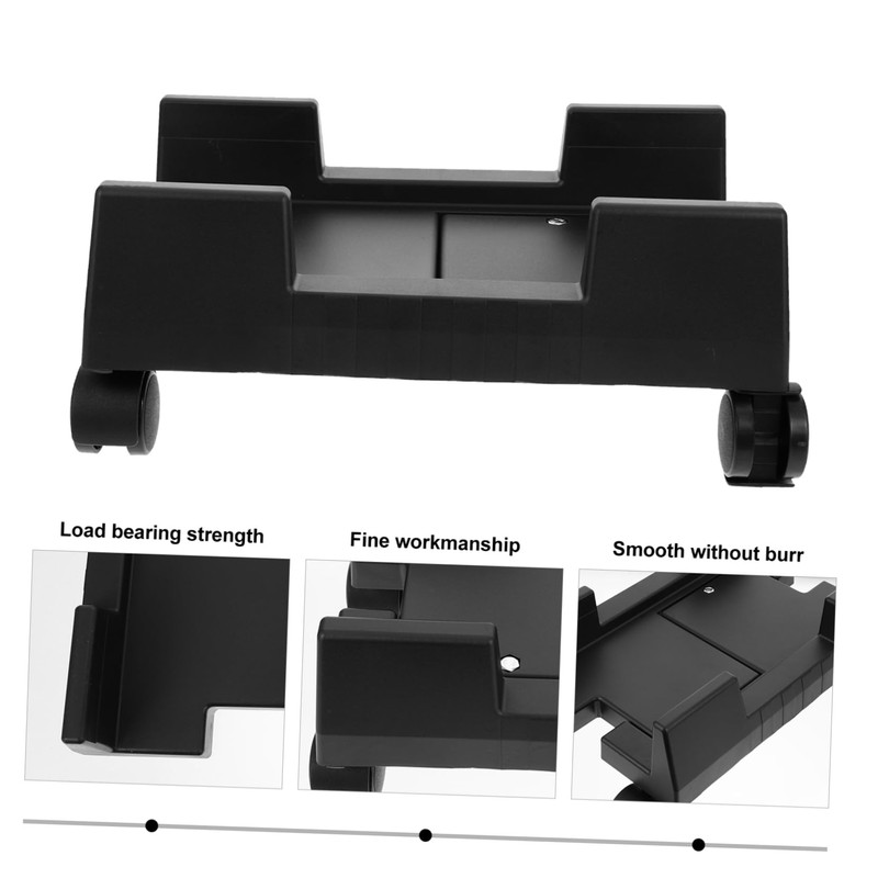 Operitacx Computer Host Holder Tower Desktop Computer CPU Cart Stand
