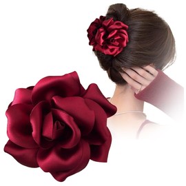 FASELE Hair Claw Hair Clip, Casual, Cute, 3D Flowers, Elegant, Hair Accessory, Hair Clip, Popular, Women's, Office, Hair Ornament, Stylish, Elegant, Stylish, Mother's Day, Gift, Present