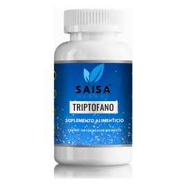 L-Triptófano 500 Mg | 120 Cápsulas | Saisa Herbal | Suplemento Natural | Dormir Mejor | Reduce Estrés y Ansiedad | Premium