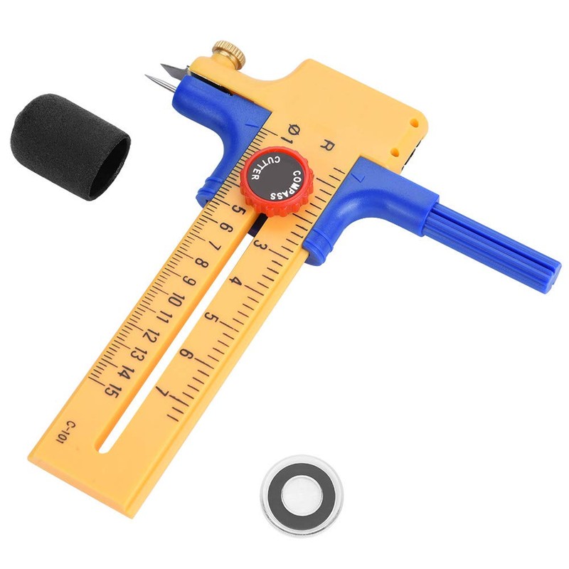 Fayelume Plastic Circle Cutter, 4.1 * 4.3in Circle Paper Cutter,