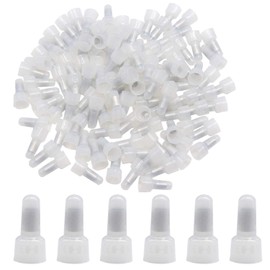 CEEYSEE 100 Pieces Cable End Connectors 4.0-6.0 mm² Fully Insulated Nylon Wire Crimping Caps CE Closed Connectors (DCE5)