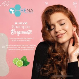 Bena Belleza Natural Shampoo Bergamota Crecimiento Capilar