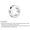 sourcing map 2 Pack Shaft Ring Adjustment Rings 23/32 Inch