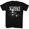 A&E Designs Scarface Machine Gun T-Shirt, Black, Large
