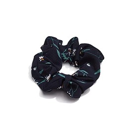 Hair Scrunchie Women's Girls Scrunchie Fabric Hair Scrunchie Hair-friendly (Dark Blue, Grey Green, White)