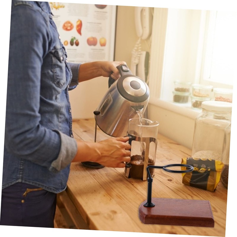 SHINEOFI 1pc Hand Coffee Filter Dripper Rack with Base Detachable