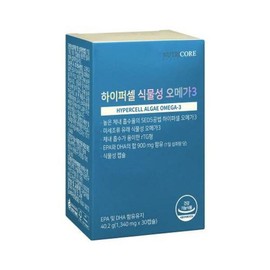 NutriCore (현대백화점)하이퍼셀 식물성 알티지 오메가3 (1340mg x 30캡슐) (Hyundai Department Store) Hypercell Plant-Based R3 Omega-3 (1340mg x 30 Capsules)
