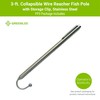 Greenlee FP3 3' Collapsible Wire Reacher Fish Pole with Storage