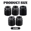 5Pcs Shifts Knob Adapter Aluminum Alloy Shifter Knob Thread Adapter