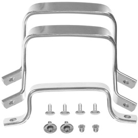 Kichvoe 1 Set Stainless Steel Pot Handles Replacement Metal Pot Ears Ressure Pan Handle Sauce Pot Short Side Handle for Kitchen Home