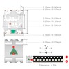 Chanzon 100 pcs SMD 1206 (3.2mm x 2.7mm) Red &