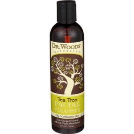 Dr. Woods Shea Vision Tea Tree Liquid Facial Cleanser with Organic Shea Butter, 8 Ounce