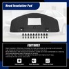SecosAutoparts Cotton Front Hood Engine Bonnet Insulation Pad Compatible with