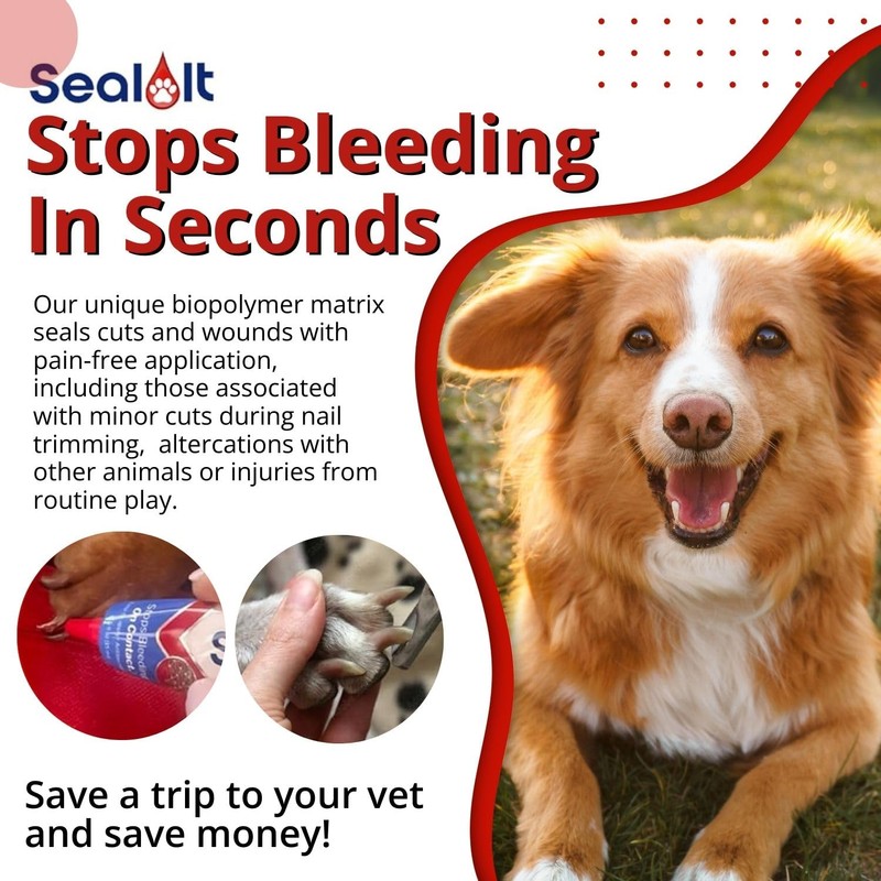 Seal It Dog Wound Care Gel – Styptic Powder Alternative