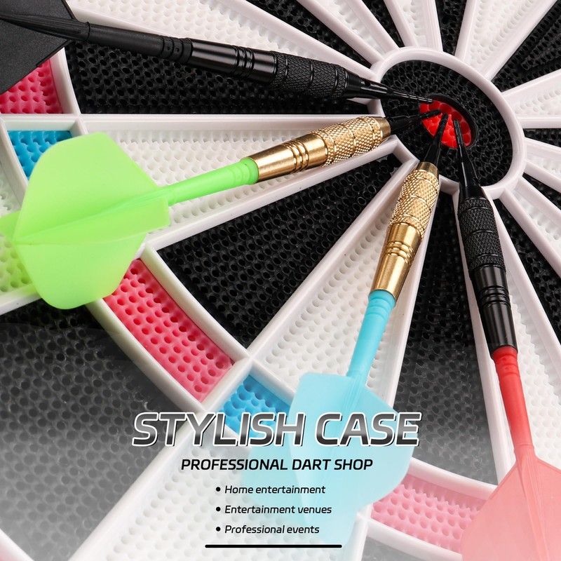 CyeeLife Plastic Tip Dart Arrows - 12 Point Dart Arrows