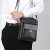 Maxoner PU Trend Retro Men's Shoulder Bag Waterproof Carry-on Bag